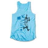 Womens Tank Top FALSE Turquoise