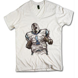 Mens V-Neck Ivory