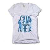 Womens V-Neck White