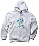 Mens Lace Hoodie White