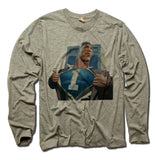 Mens Long Sleeve Heather Gray